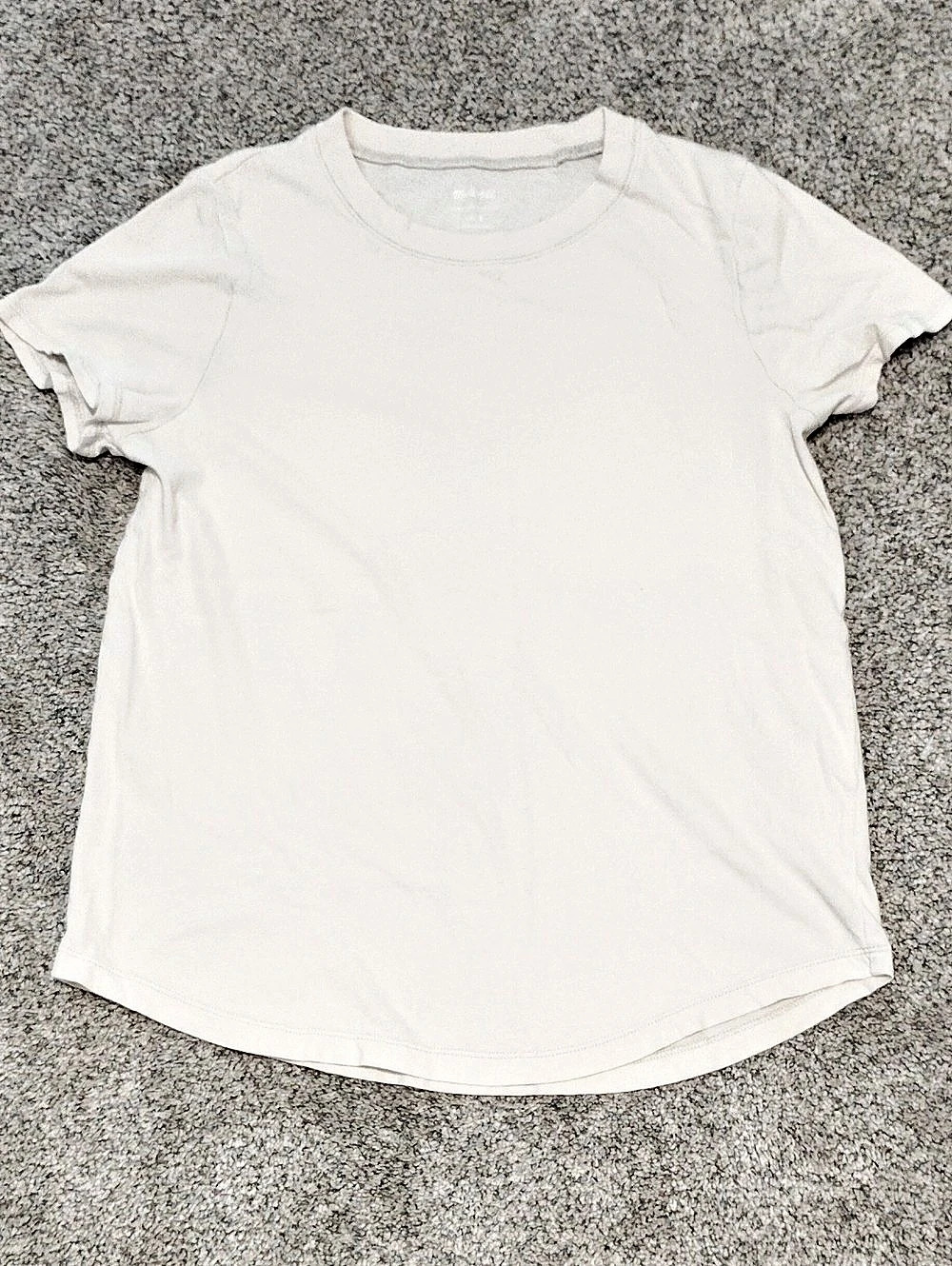 Madewell Short Sleeve Cotton Tee in White Size Small